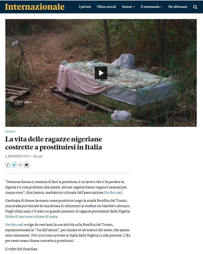 Documentario “On the Road” di The Guardian