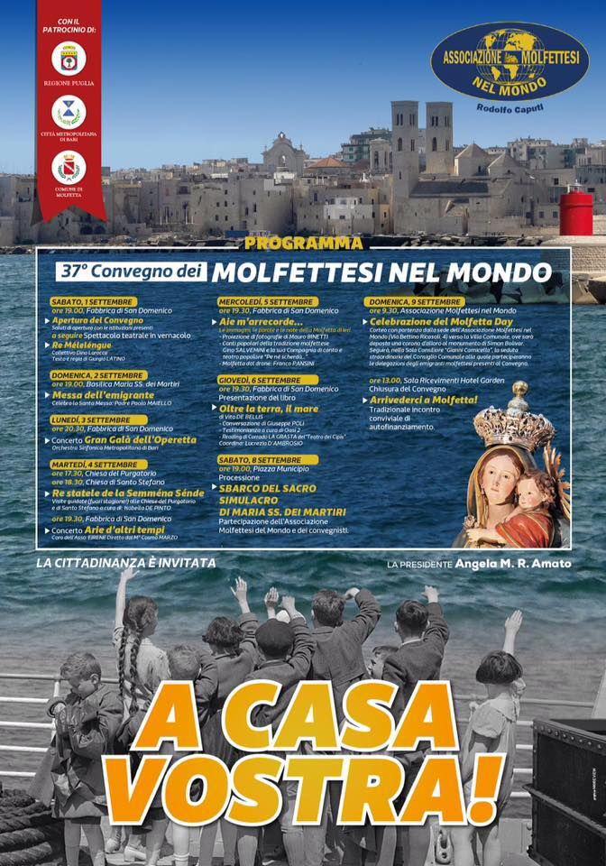 Il 6 settembre, ospiti di Molfettesi nel mondo