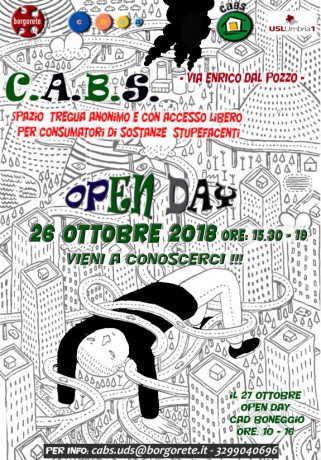 Open Day Centro a Bassa Soglia – 26 ottobre. Vieni a conoscerci