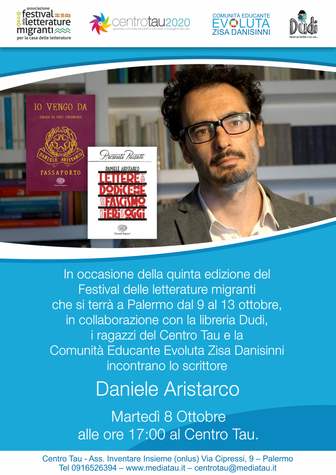Festival delle Letterature Migranti al Centro Tau