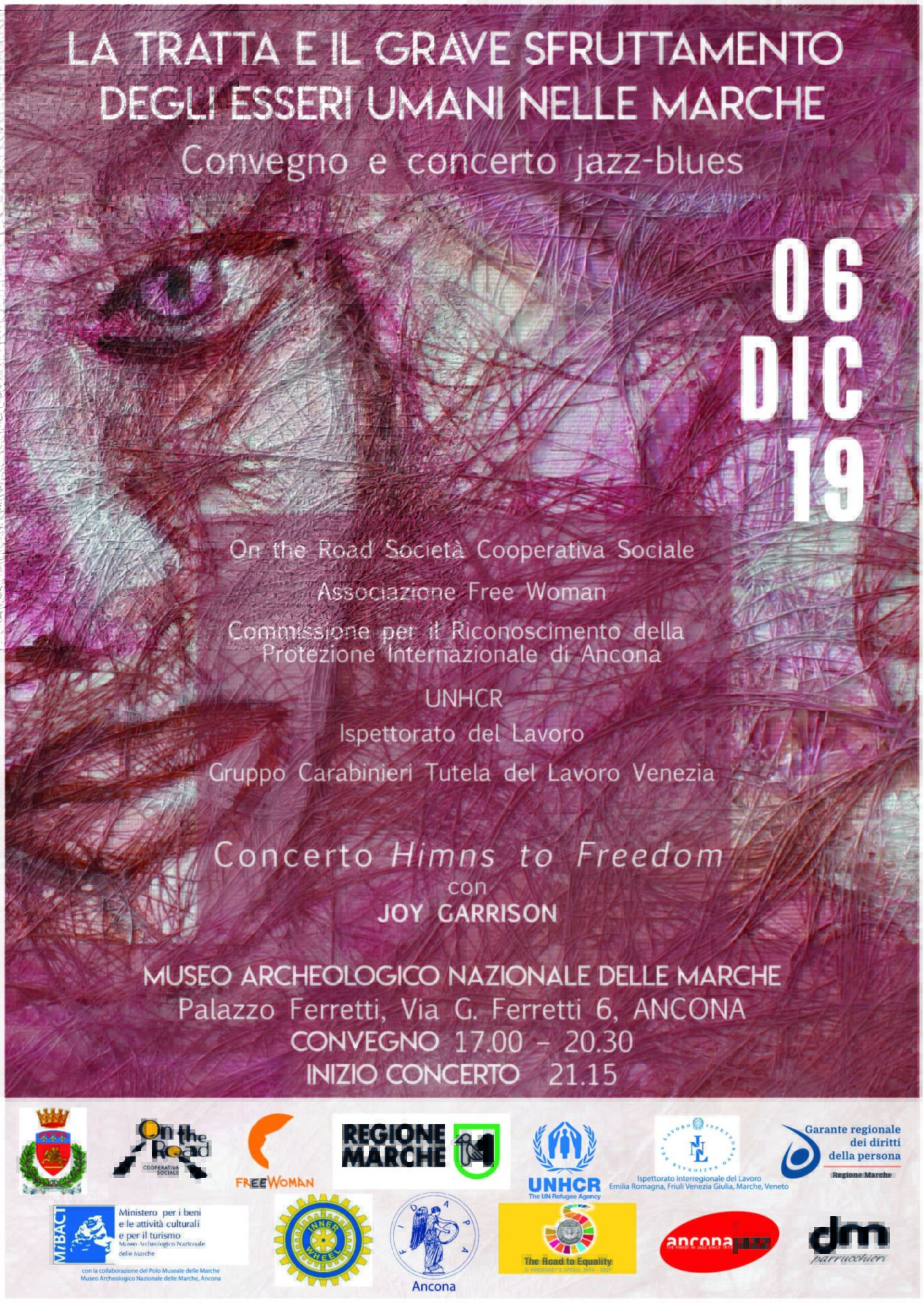 Convegno 6 Dicembre “La tratta e il grave sfruttamento degli esseri umani nelle Marche”