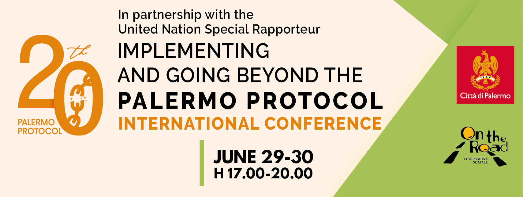 International Conference | Implementing and going beyond the Palermo Protocol 29-30 giugno