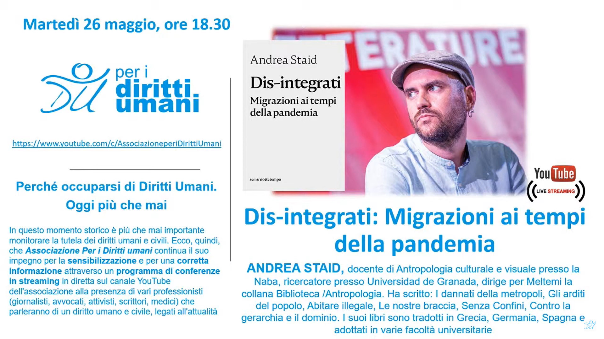 Senza stranieri non può esistere umanità: un intervento dell’antropologo Andrea Staid