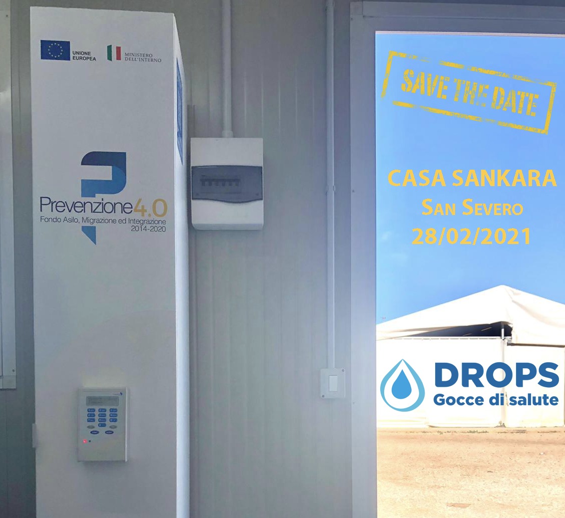 Giornata di formazione e presentazione di “Drops – Gocce di Salute” a Casa Sankara