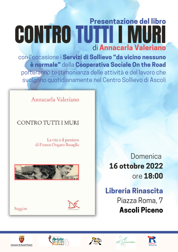 16 OTTOBRE 2022 | Presentazione del libro “Contro tutti i muri” di Annacarla Valeriano