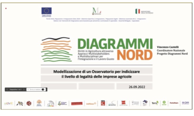 Incontro online sulla modellizzazione di un osservatorio per indicizzare il livello di legalità delle imprese agricole