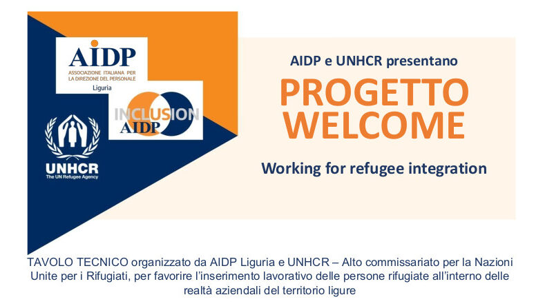 PROGETTO WELCOME CON AIDP E UNHCR