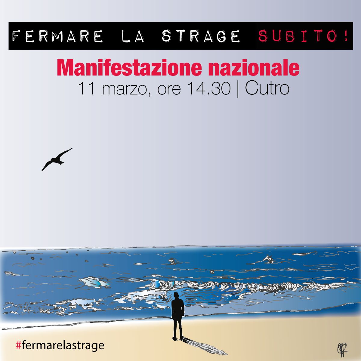 Fermare la strage, subito!