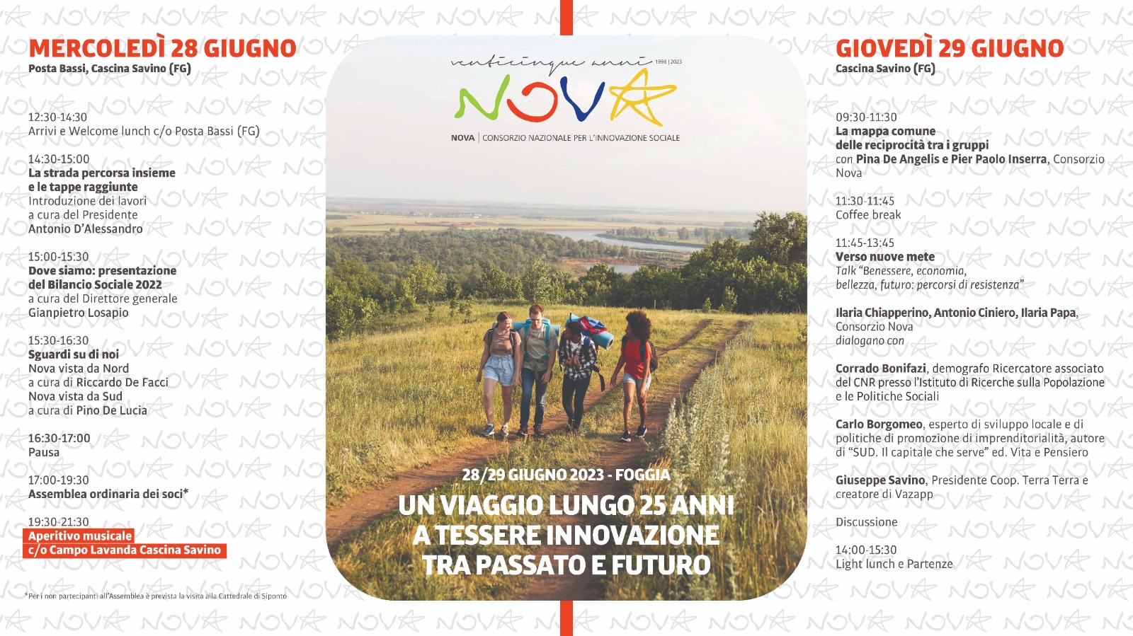 Il Consorzio Nova celebra i suoi primi 25 anni