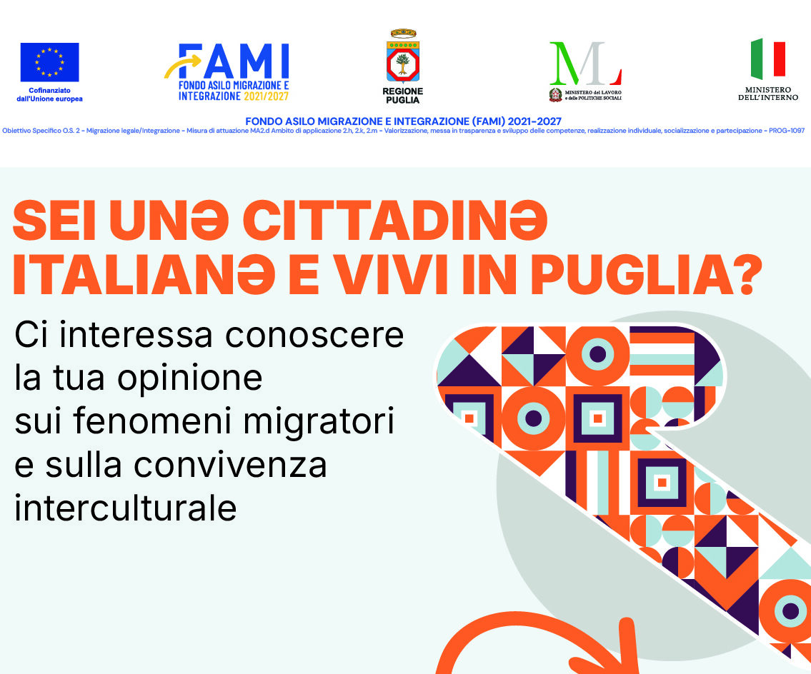 Immigrazione, convivenza e percezioni sociali: la seconda ricerca di Puglia Inte(G)razione