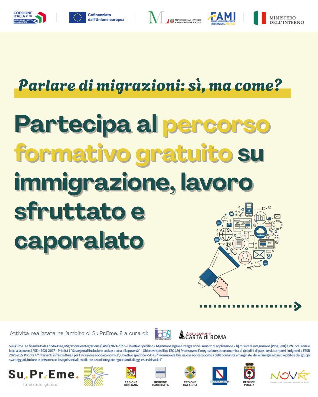 Su.Pr.Eme. 2, a Catanzaro la prima tappa del MediaLab